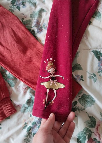 Bordo Fermuarlı Kız Tayt - Görsel 3