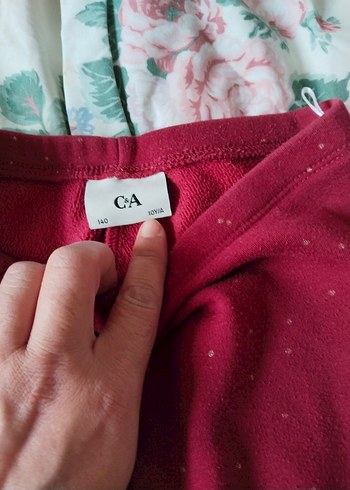 Bordo Fermuarlı Kız Tayt - Görsel 4