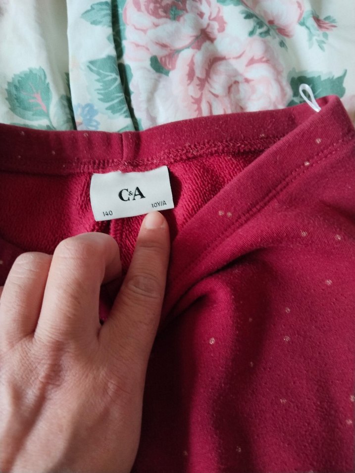 Bordo Fermuarlı Kız Tayt - Görsel 4