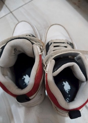 Kadın Beyaz U.S. Polo Assn. Spor Ayakkabı - Görsel 3