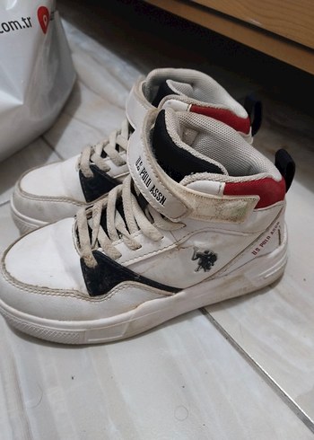 Kadın Beyaz U.S. Polo Assn. Spor Ayakkabı - Görsel 5