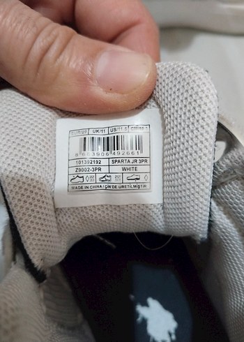 Kadın Beyaz U.S. Polo Assn. Spor Ayakkabı - Görsel 7