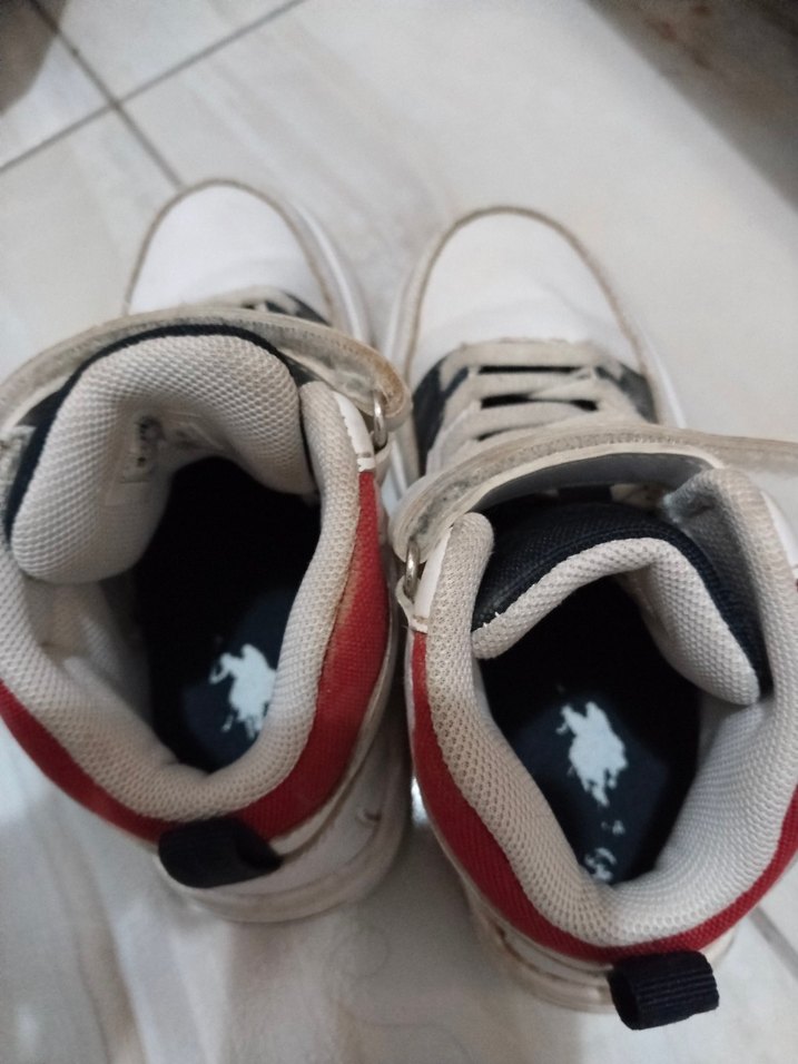 Kadın Beyaz U.S. Polo Assn. Spor Ayakkabı - Görsel 3