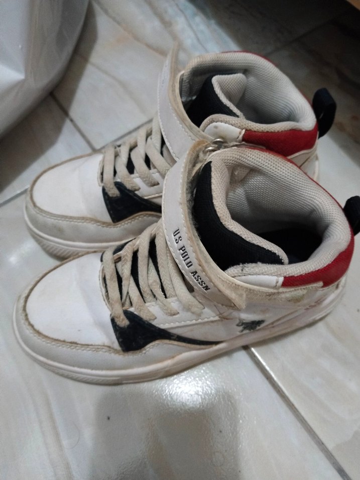 Kadın Beyaz U.S. Polo Assn. Spor Ayakkabı - Görsel 4