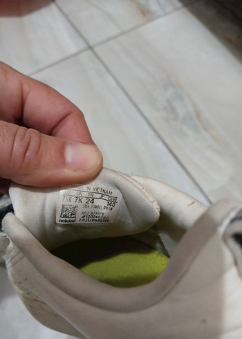 Gri-Beyaz Erkek Çocuk Cırt Cırtlı Spor Ayakkabı - Görsel 3