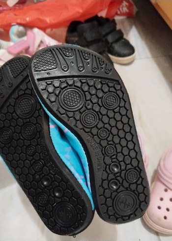 Renkli Velcro Kız Terlikleri - Görsel 5