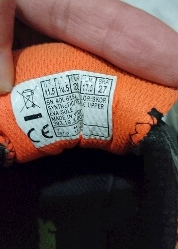 Çok Renkli Erkek Çocuk Spor Ayakkabı - Görsel 9