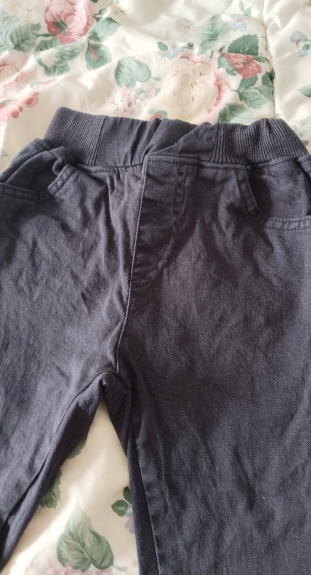 Erkek Çocuk Gri Bol Kesim Denim Pantolon - Görsel 2