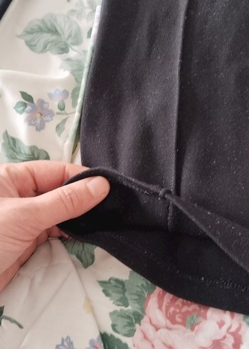 Siyah Kadın Piliseli İspanyol Paça Pantolon - Görsel 4