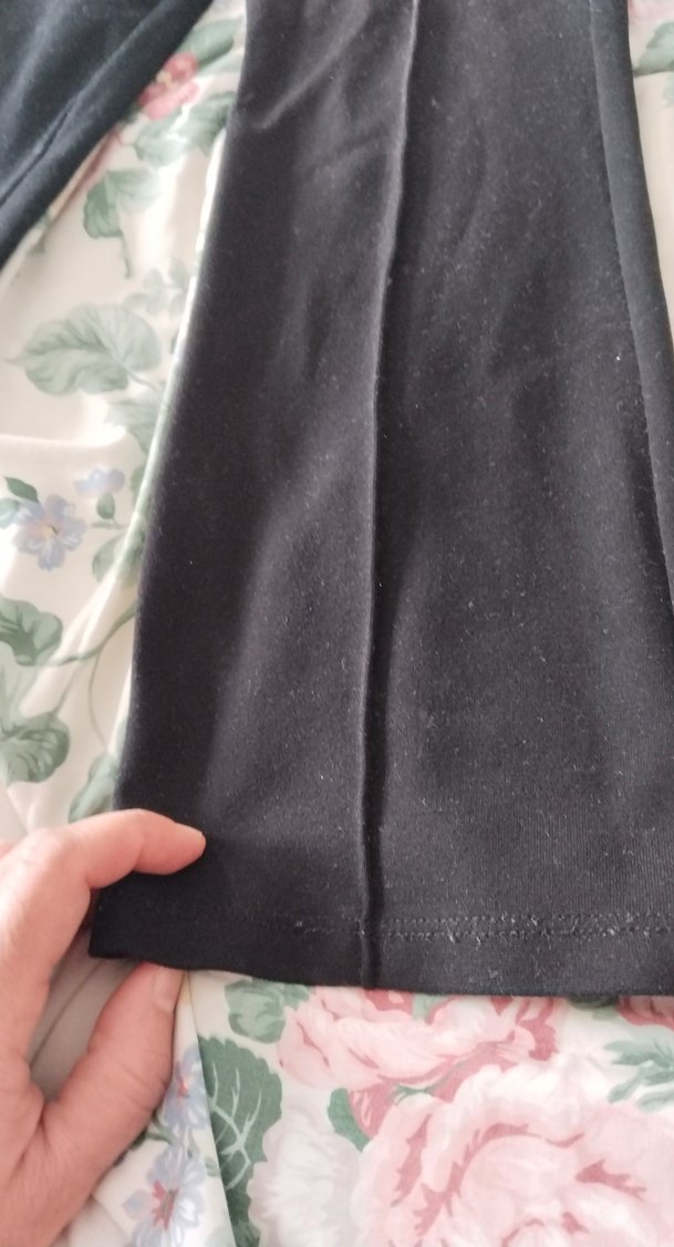 Siyah Kadın Piliseli İspanyol Paça Pantolon - Görsel 3