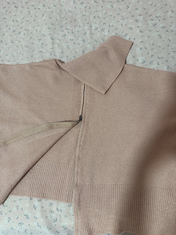 Bej Kadın Triko Kazak - Görsel 2