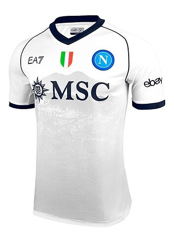 EA7,SSC Napoli Deplasman Forması 2023-2024