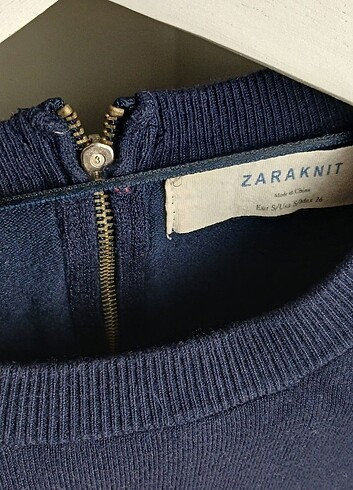 s Beden lacivert Renk Zara sırt detaylı kazak