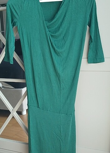 s Beden yeşil Renk MANGO Casual Sportswear Mini Elbise