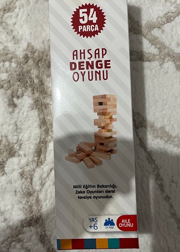 Ahşap Denge Oyunu 54 Parça