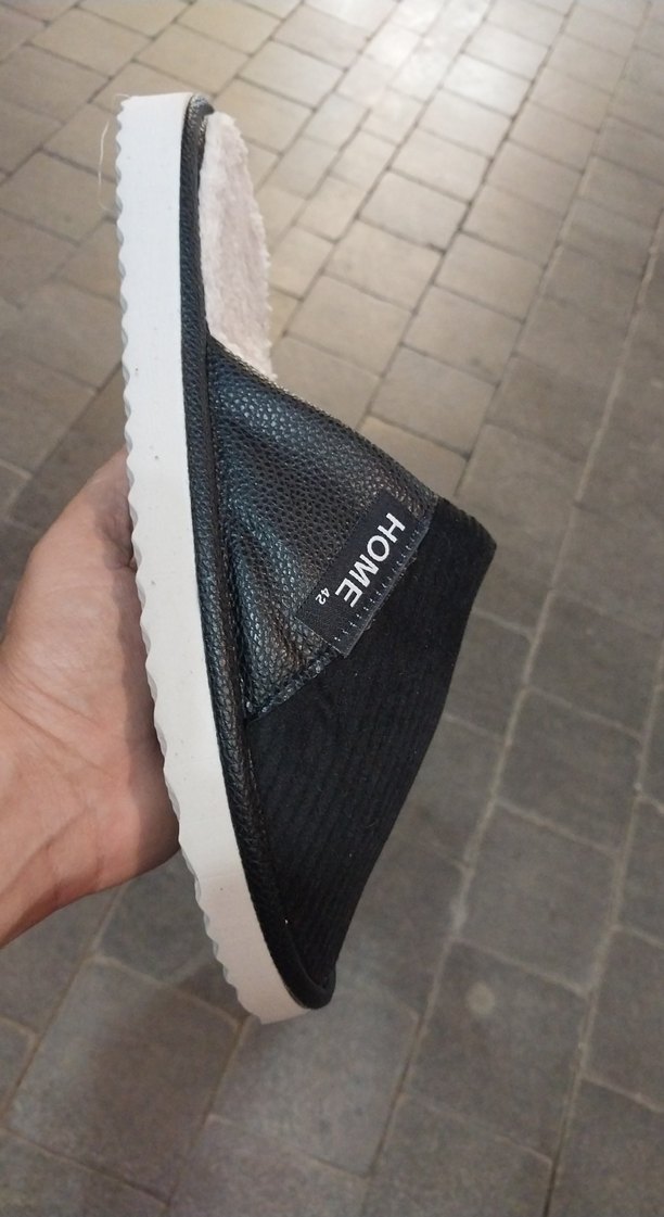 Siyah Fitilli Desen Erkek Ev Terliği 41-45 numara - Görsel 3