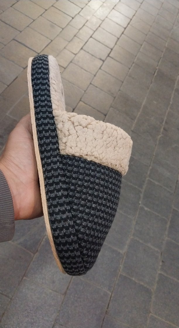 Gri Örgü Erkek Ev Terliği yumusak rahat 41-45 numara - Görsel 3