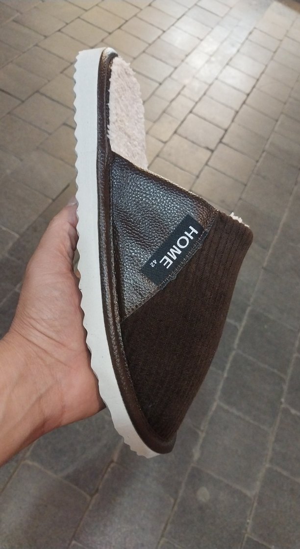 Erkek Kahverengi Sıcak Ev Terliği 41-45 numara - Görsel 3