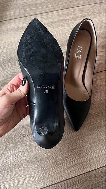 38 Beden Stiletto kısa topuk