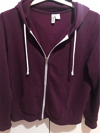 H&M marka kadın fermuarlı sweatshirt