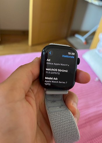 Beden siyah Renk Apple Watch Series 7 GPS 45mm Alüminyum Siyah