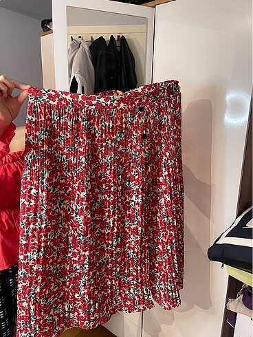 xl Beden Çiçekli etek