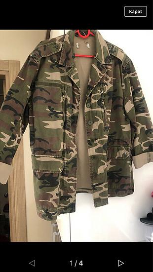 Topshop Kamuflaj kot ceket