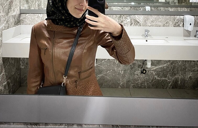 38 Beden Deri ceket