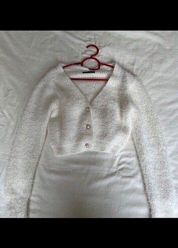 xs Beden Shein tüylü crop hırka