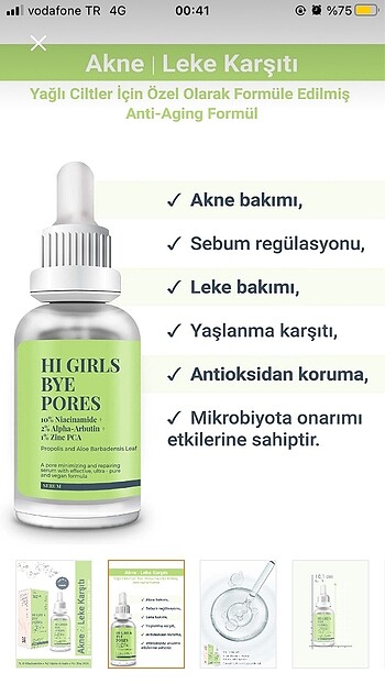 She vec niacinamide serum