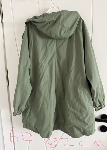 Pull&Bear Yeşil Kadın Yağmurluk - Görsel 6