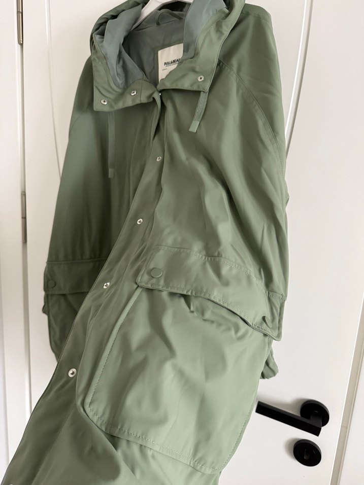 Pull&Bear Yeşil Kadın Yağmurluk - Görsel 2