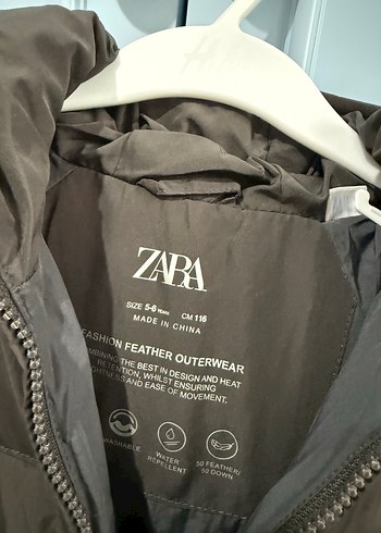 Zara Çocuk Kuştüyü Mont - Görsel 4