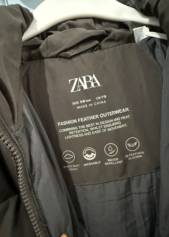 Zara Çocuk Kuştüyü Mont - Görsel 2