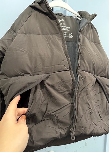 Zara Çocuk Kuştüyü Mont - Görsel 7