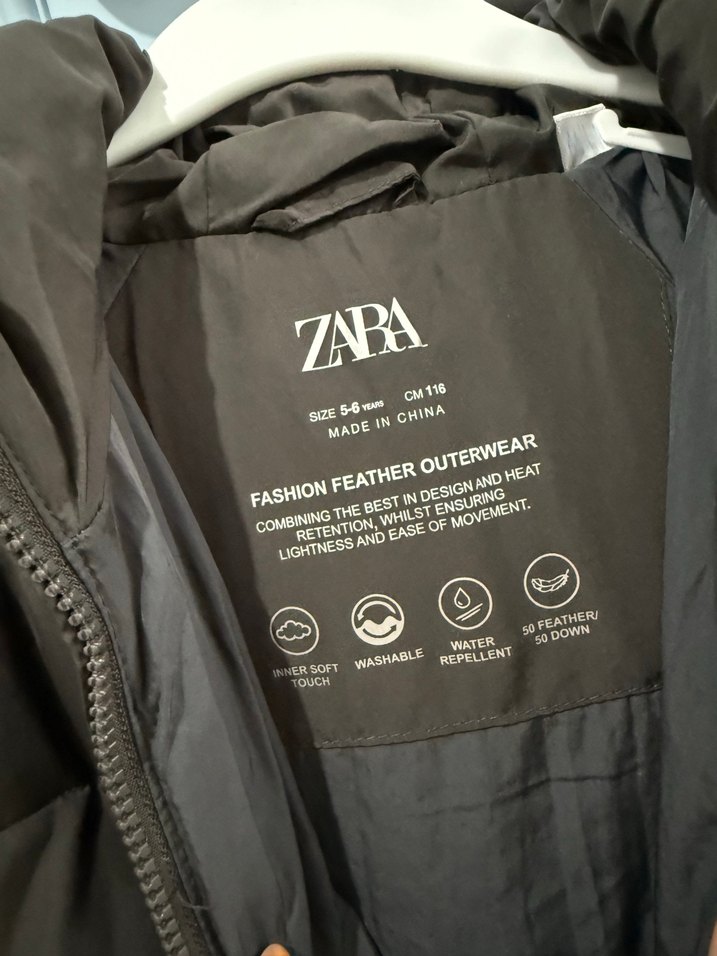 Zara Çocuk Kuştüyü Mont - Görsel 2