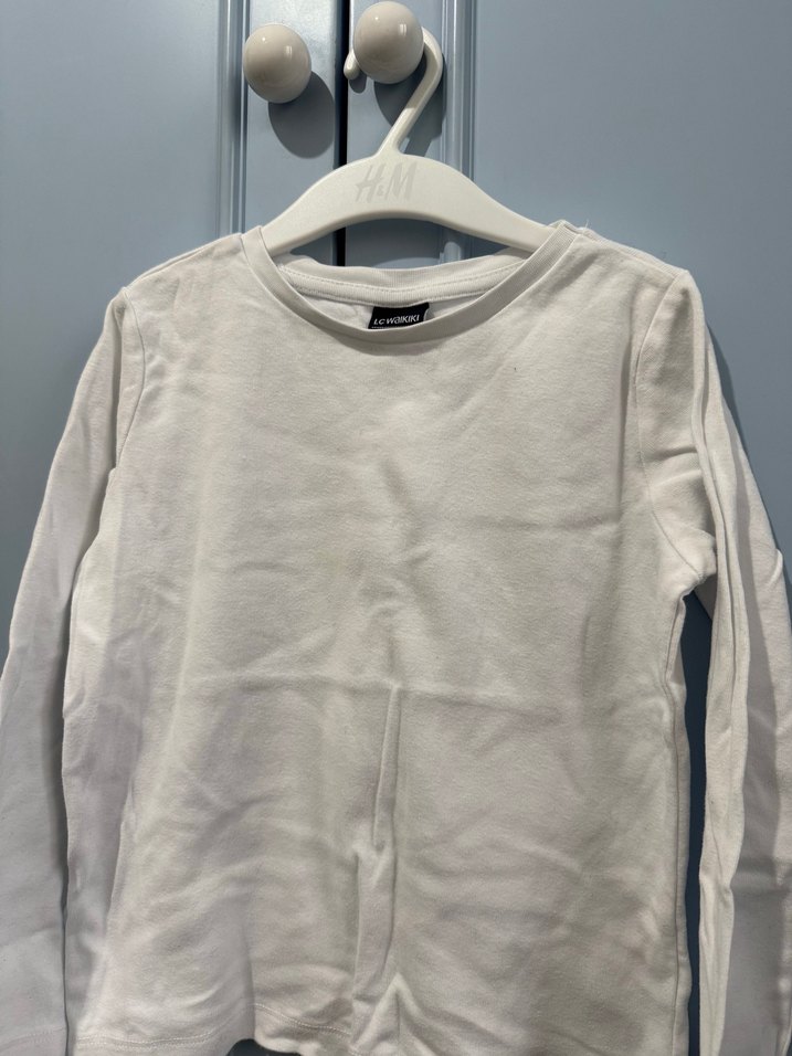 Lcwaikiki Uzun Kollu Basic Tişört - Görsel 3
