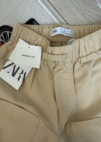5 Yaş Beden camel Renk Zara Bej Regular Fit Pantolon