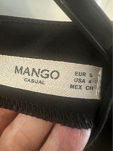 s Beden MANGO SİYAH ELBİSE