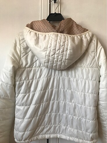 m Beden beyaz Renk Pull and bear mont