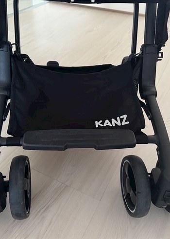 KANZ Gri-Beyaz Bebek Arabası - Görsel 2