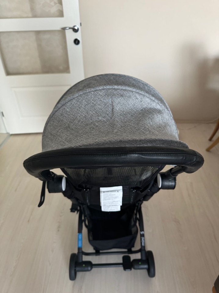 KANZ Gri-Beyaz Bebek Arabası - Görsel 5