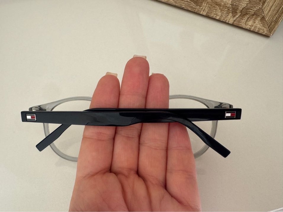 Şeffaf Gri çocuk Klasik Gözlük - Görsel 2