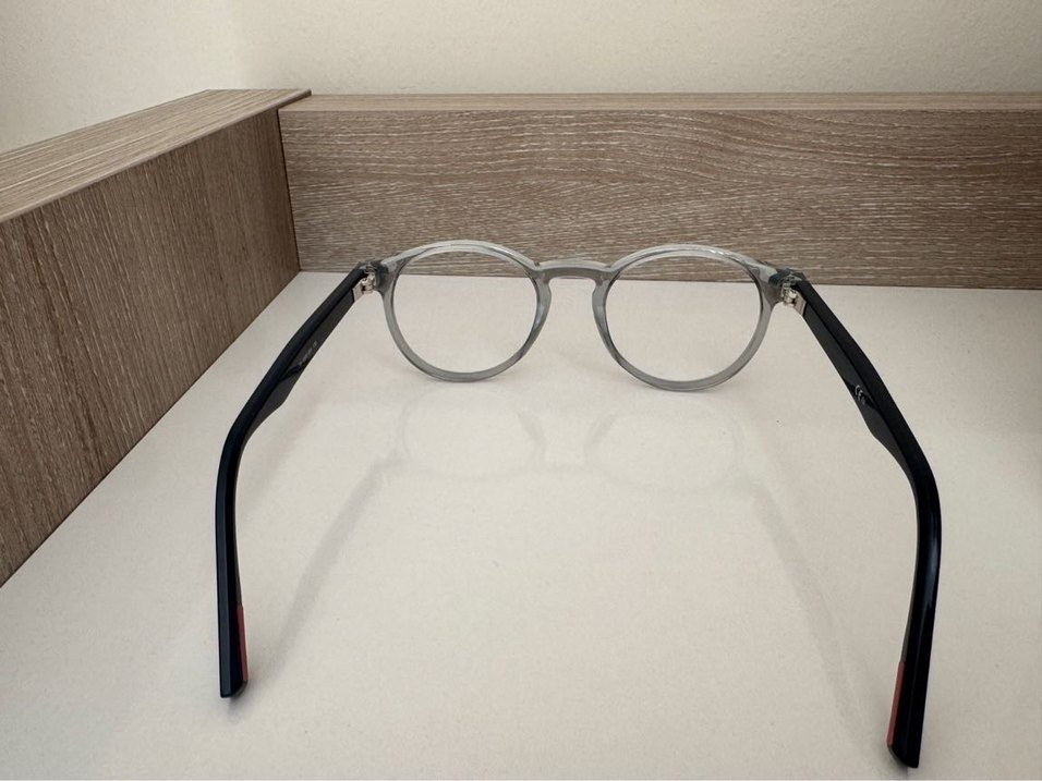 Şeffaf Gri çocuk Klasik Gözlük - Görsel 3