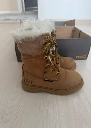 Bej Süet Tüylü çocuk Botu - Görsel 6