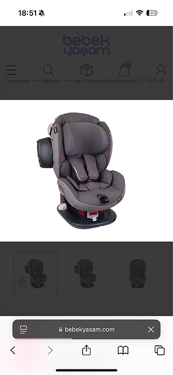 BeSafe oto koltuğu - Görsel 2