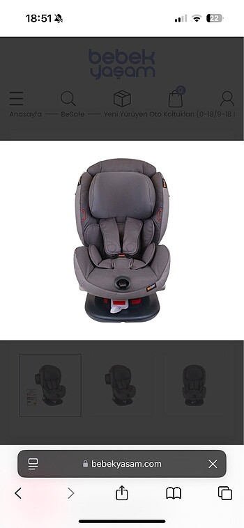 BeSafe oto koltuğu - Görsel 3