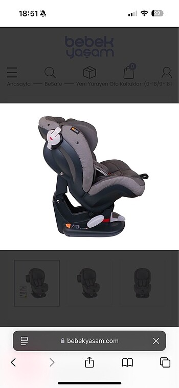 BeSafe oto koltuğu - Görsel 5