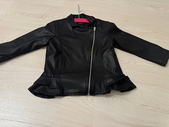 Zeyland çocuk deri ceket - Görsel 3