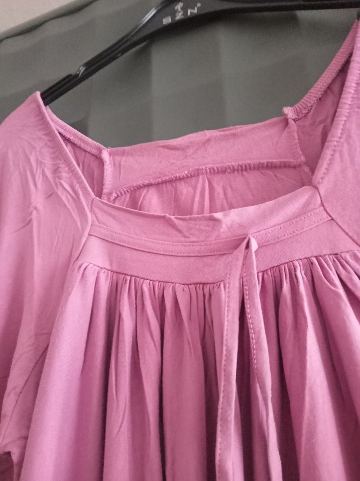 penye bluz Hamile Tişörtü - Görsel 3